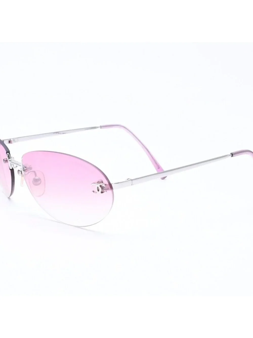 Chanel Sunglasses Rimless Eyewear CC Logo